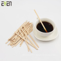 High quality 140 mm cheap wooden coffee stirrers with round end